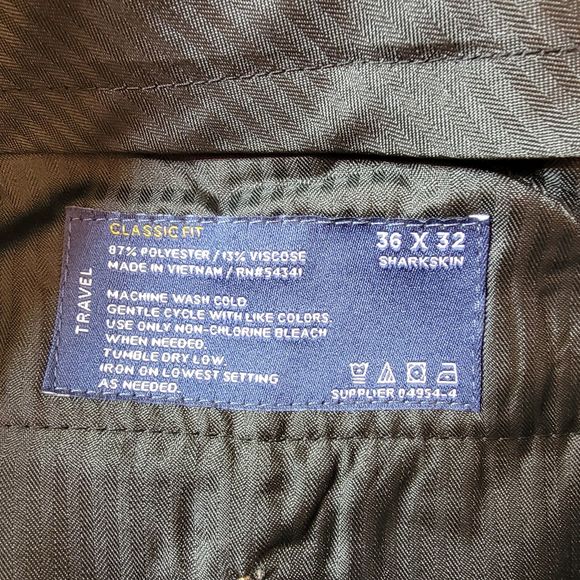 Stafford Classic Fit - Brown Men's Slacks - Size 36x32 - NWT - Picture 7 of 7